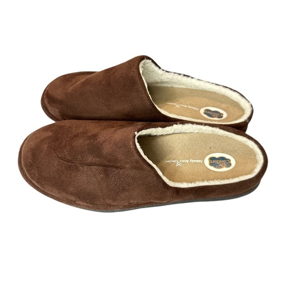 Dr. Comfort Brown Slip On Lounge Shoes Mens Size 10 - Picture 8 of 12